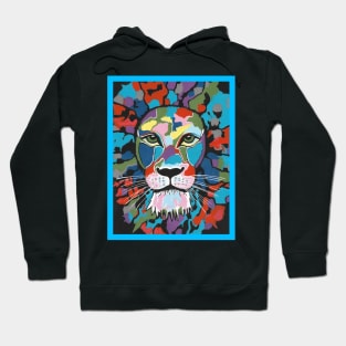 MAJESTIC Lion Painting Hoodie